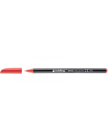 ROTULADOR PUNTA FINA 1200 ROJO EDDING 1200-02