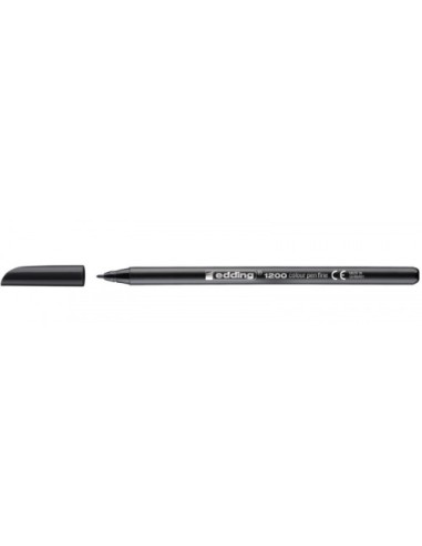 ROTULADOR PUNTA FINA 1200 NEGRO EDDING 1200-01