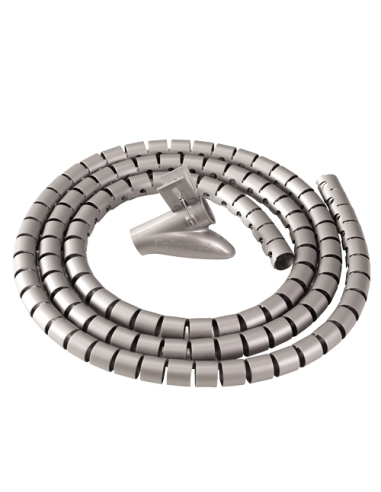 ORGANIZADOR CABLES ZIP 2M PLATA FELLOWES 9929801