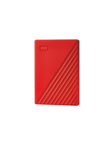 Western Digital My Passport disco duro externo 2000 GB Rojo