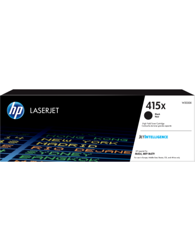 HP Cartucho de tóner Original LaserJet 415X negro de alta capacidad