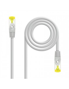 Nanocable Cable de red latiguillo RJ45 LSZH Cat.6A SFTP AWG26, Gris, 10 m