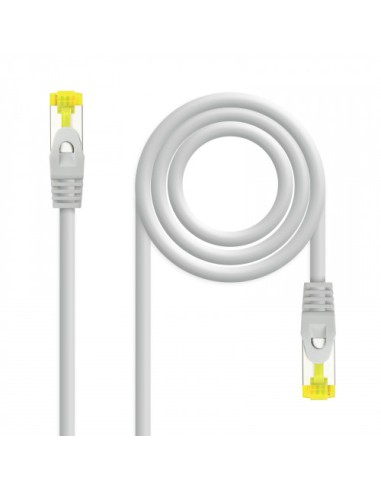Nanocable Cable de red latiguillo RJ45 LSZH Cat.6A SFTP AWG26, Gris, 10 m
