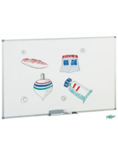 PIZARRA BLANCA 60X90 CM. SUPERFICIE MELAMINADA FAIBO 800-10