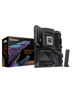 PLACA GIGABYTE X870 AORUS ELITE X,AMD,AM5,X870,4DDR5,256GB,1HDMI+2USB4,2SATA6+2M.2,5GBLAN+WIFI7+BT5.4,10USB3.2,ATX