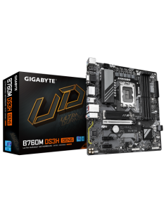 GIGABYTE B760M DS3H GEN5 Placa Base Compatible con CPUs Intel Core 14ª generación, VRM digital de 6+2+1 fases, hasta 5600 MHz DD