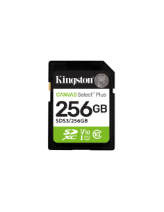 Kingston Technology 256 GB SDXC Canvas Select Plus Gen3 150 MB/s C10 UHS-I U1 V10