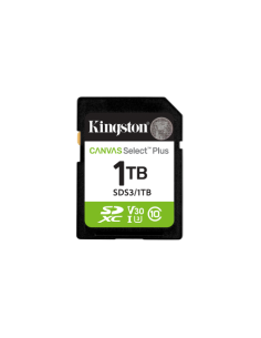 Kingston Technology 1 TB SDXC Canvas Select Plus Gen3 150 MB/s C10 UHS-I U3 V30