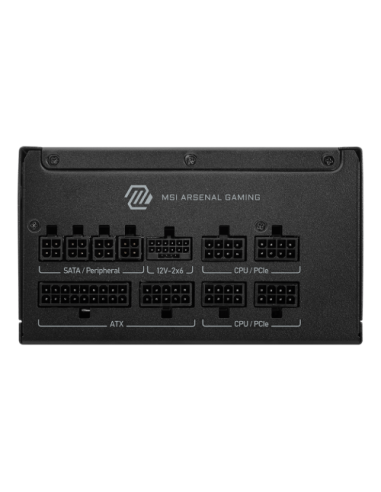 MSI MAG A850GLS PCIE5 unidad de fuente de alimentación 850 W 24-pin ATX ATX Negro