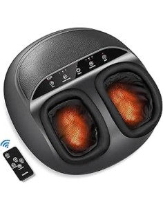 RENPHO SHIATSU FOOT MASSAGER - COMPACT - WITH REMOTE CONTROL - BLACK