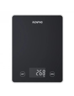 RENPHO CALIBRA 1L - SMART NUTRITION SCALE - BLE - 3AAA - BLACK GLASS (UP TO 22LB/10KG)