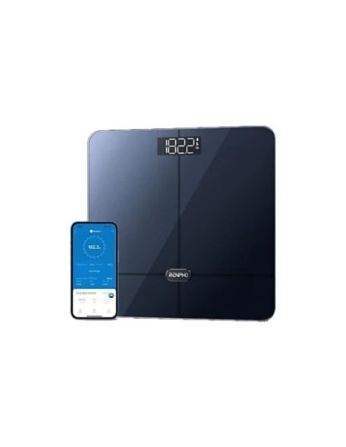 RENPHO ELIS 2 - SMART BODY SCALE - ITO - BLE - 3AAA - 11X11X1INCH - BLACK