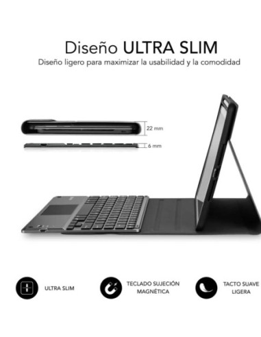 SUBBLIM KEYTAB PROBT TOUCHPAD IPAD 10,9/11 10A/11A BLACK