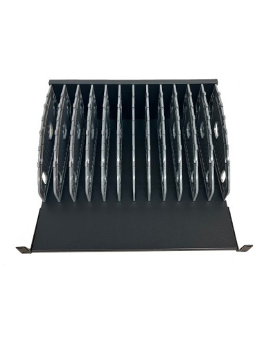 Ewent EW1721 organizador para estación de carga Acrilonitrilo butadieno estireno (ABS), Metal, Plástico Negro