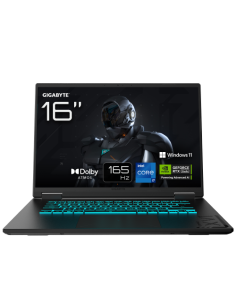 GIGABYTE GAMING A16 CWH Portátil Gaming - 16,0“, 165Hz WQXGA, Intel Core i7-13620H, NVIDIA RTX 5070, 32GB DDR5 5200MHz, 1TB Gen4