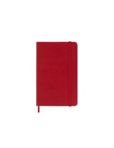 AGENDA 2026 TAPA DURA 12 MESES DIARIA P (9 x 14 CM) ROJO MOLESKINE DHF212DC2Y26