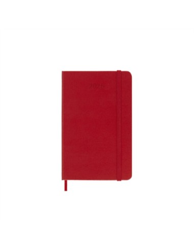 AGENDA 2026 TAPA DURA 12 MESES DIARIA P (9 x 14 CM) ROJO MOLESKINE DHF212DC2Y26