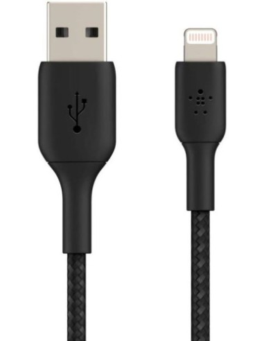Belkin CAA002BT2MBK cable de conector Lightning 2 m Negro