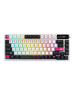 ASUS ROG Azoth X teclado Juego USB + RF Wireless + Bluetooth Negro, Blanco