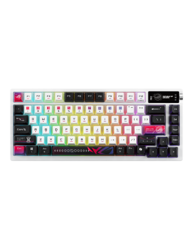ASUS ROG Azoth X teclado Juego USB + RF Wireless + Bluetooth Negro, Blanco