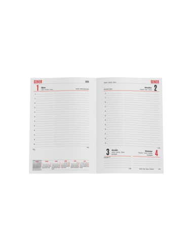 AGENDA 2026 PARIS D/P 15X21 AZUL MARINO CATALAN 356422