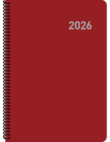 AGENDA 2026 PARIS D/P 15x21 CON ESPIRAL COLORES SURTIDOS CATALAN INGRAF 356425
