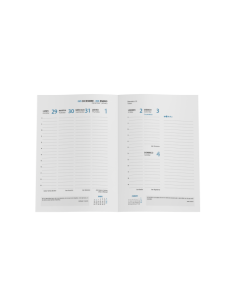 AGENDA 2026 PARIS S/V 15X21 NEGRA CON ESPIRAL CASTELLANO INGRAF 356556