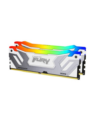 MEMORIA KINGSTON 48GB 8400MT/S DDR5 CL40 CUDIMM (KIT OF 2) FURY RENEGADE RGB WHITE XMP - KF584CU40RWAK2-48