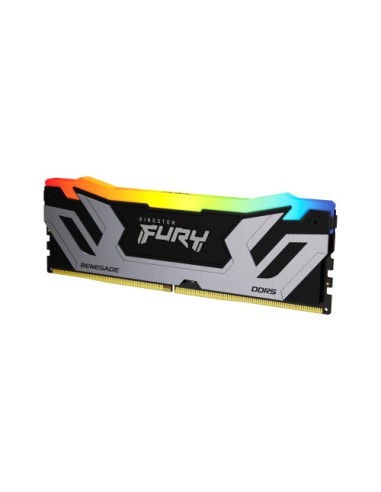 MEMORIA KINGSTON 24GB 8400MT/S DDR5 CL40 CUDIMM FURY RENEGADE RGB SILVER XMP - KF584CU40RSA-24