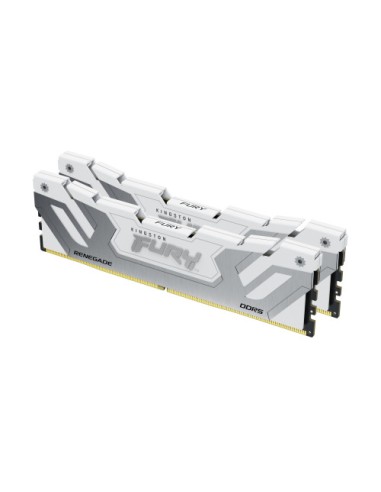MEMORIA KINGSTON 48GB 8400MT/S DDR5 CL40 CUDIMM (KIT OF 2) FURY RENEGADE WHITE XMP - KF584CU40RWK2-48