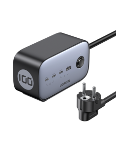 Ugreen DigiNest Pro 1 salidas AC Tipo C 1,8 m 4 3680 W Negro