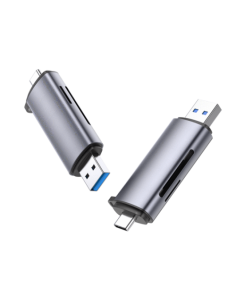 Ugreen 50706 lector de tarjeta USB/Micro-USB Plata