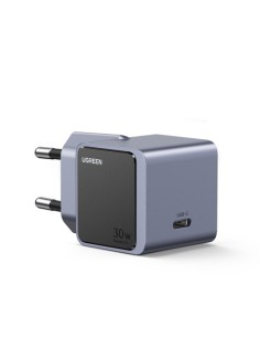 Ugreen Nexode S 30W USB-C GaN Fast Charger EU gray Teléfono móvil, Batería portátil, Teléfono Gris Corriente alterna Interior