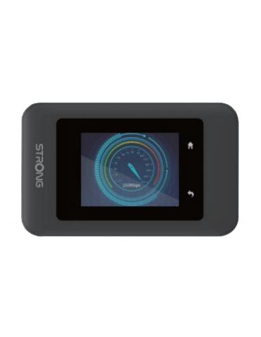 Strong 4G+ LTE MiFi Hotspot Router Wi-Fi 1200 router inalámbrico Doble banda (2,4 GHz / 5 GHz) Negro