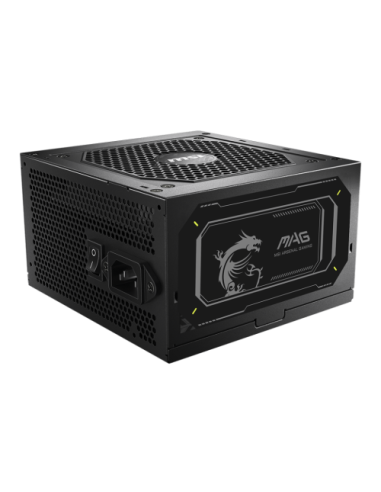 MSI MAG A850GL PCIE5 II unidad de fuente de alimentación 850 W 20+4 pin ATX ATX Negro