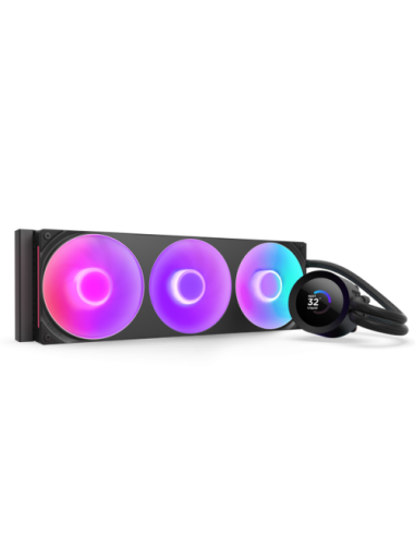 NZXT Kraken Plus 360 RGB Procesador Sistema de refrigeración líquida todo en uno Negro 1 pieza(s)
