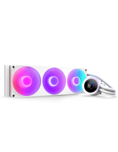 NZXT Kraken Plus 360 RGB Procesador Sistema de refrigeración líquida todo en uno Blanco 1 pieza(s)