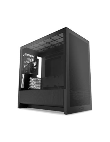 CAJA NZXT H3 FLOW (2025) MICRO-ATX MID-TOWER CASE - ALL BLACK COLOR