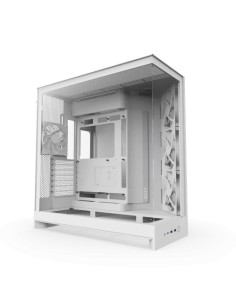CAJA NZXT H9 FLOW (2025) DUAL-CHAMBER MID-TOWER CASE - ALL WHITE