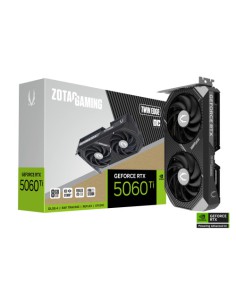VGA ZOTAC RTX 5060 TI 8GB TWIN EDGE OC,NV,RTX5060TI,8GB,GDDR7,128BIT,1HDMI+3DP,2 VENTILADORES (ZT-B50610H-10M)