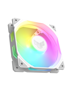ASUS TUF GAMING TR120 ARGB REVERSE 1-pack White Carcasa del ordenador Refrigerador de aire 12 cm Blanco
