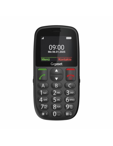 Gigaset GL395 5,59 cm (2.2") 90 g Negro Teléfono para personas mayores