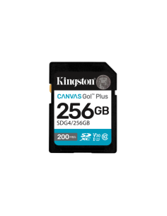 Kingston Technology 256GB SDXC Canvas Go Plus Gen4 200MB/s C10 UHS-I U3 V30