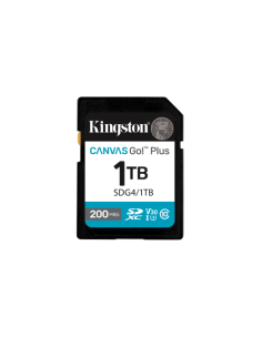 Kingston Technology 1TB SDXC Canvas Go Plus Gen4 200MB/s C10 UHS-I U3 V30