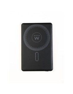 EWENT POWERBANK ULTRASLIM MAGSAFE 5000MAH  PD 20W, 1X USB-C (IN/OUT), 1X USB-A PORT, 104X67X8’55MM, 112GR, BLACK