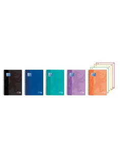 CUADERNO EUROPEANBOOK 4 TAPA PLÁSTICO CLASSIC A5+ 120H VIVOS OXFORD 400196863