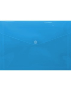 SOBRE PORTADOCUMENTOS CON VELCRO A4 AZUL POLIPROPILENO INGRAF 332731