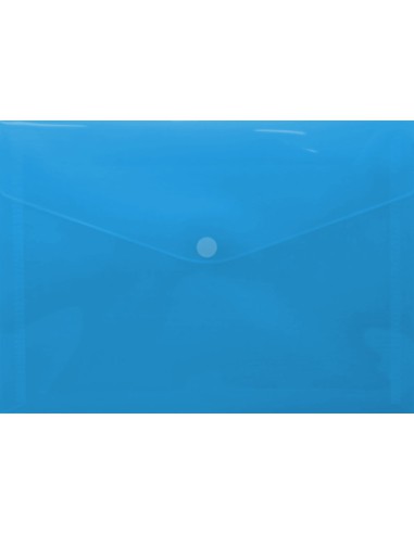 SOBRE PORTADOCUMENTOS CON VELCRO A4 AZUL POLIPROPILENO INGRAF 332731