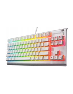 TECLADO STEELSERIES APEX 3 TKL (USA) BLANCO (64819)