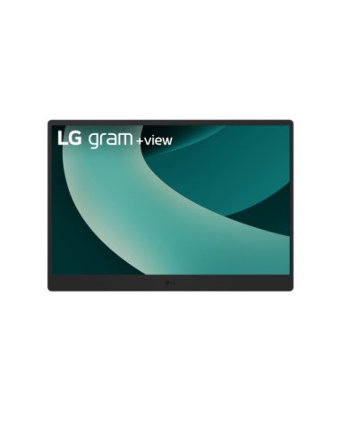 LG 17MT70 Monitor portátil Negro, Acero inoxidable 43,2 cm (17") LED 2560 x 1600 Pixeles